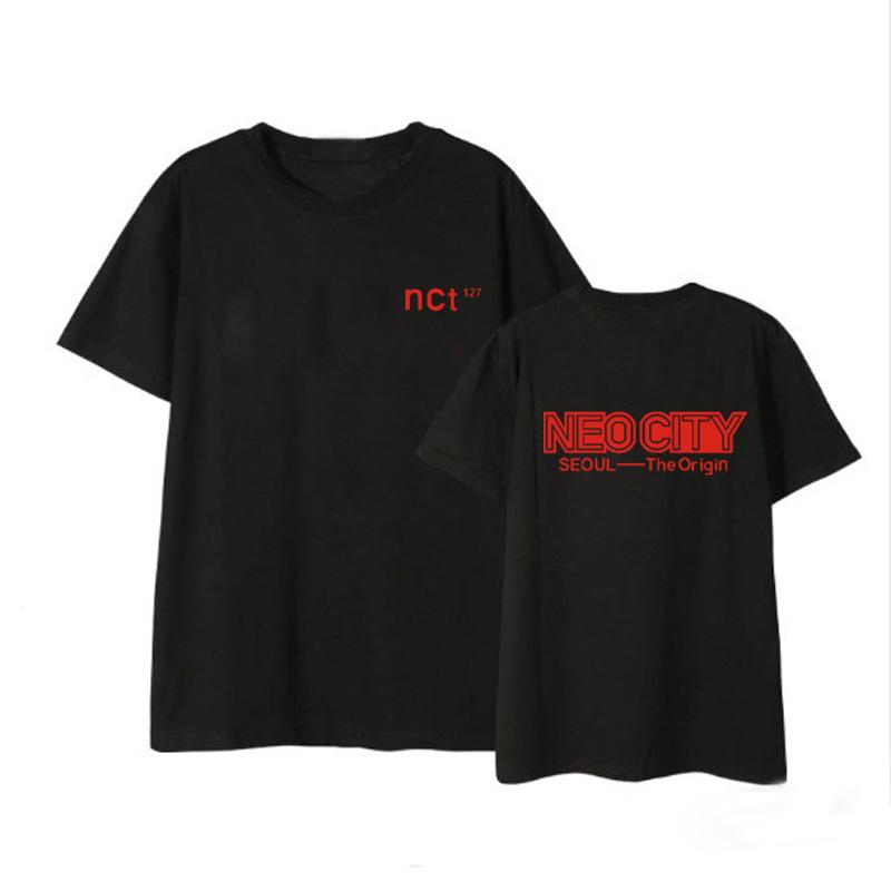 T-Shirt with small logo with NEO CITY back print